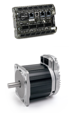 ClearCore controller and ClearPath integrated servo motor
