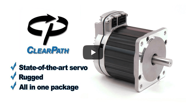 Watch ClearPath integrated servo motor high level overview video of all ClearPath product families