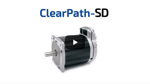 Overview video of ClearPath SD Step and Direction integrated brushless servos